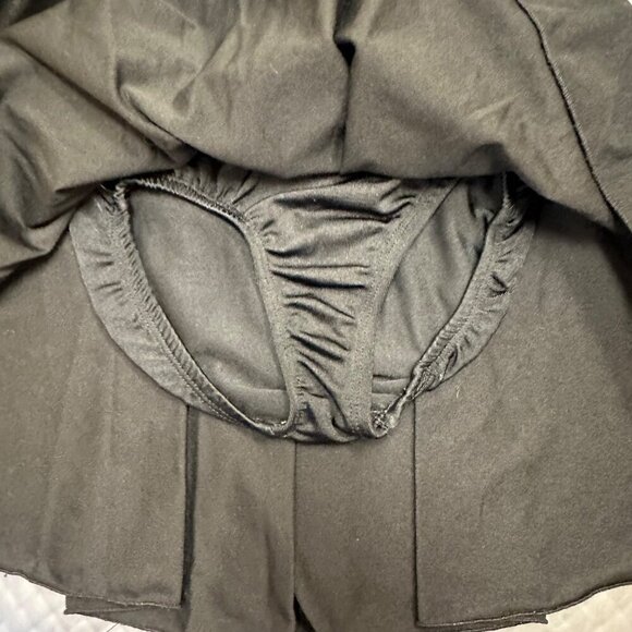 CURTAIN CALL COSTUME BLACK LEOTARD WITH SKIRT ATTACHED CHILD MEDIUM - Picture 5 of 6